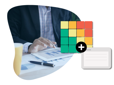 Arbeta proaktivt med risker En man som använder Ipad