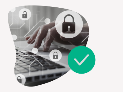 gdpr-verktyg Skriver på tangentbord